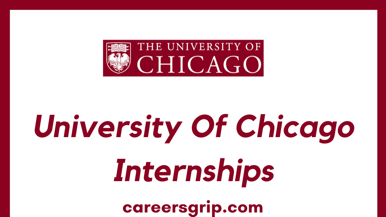University of Chicago Internship