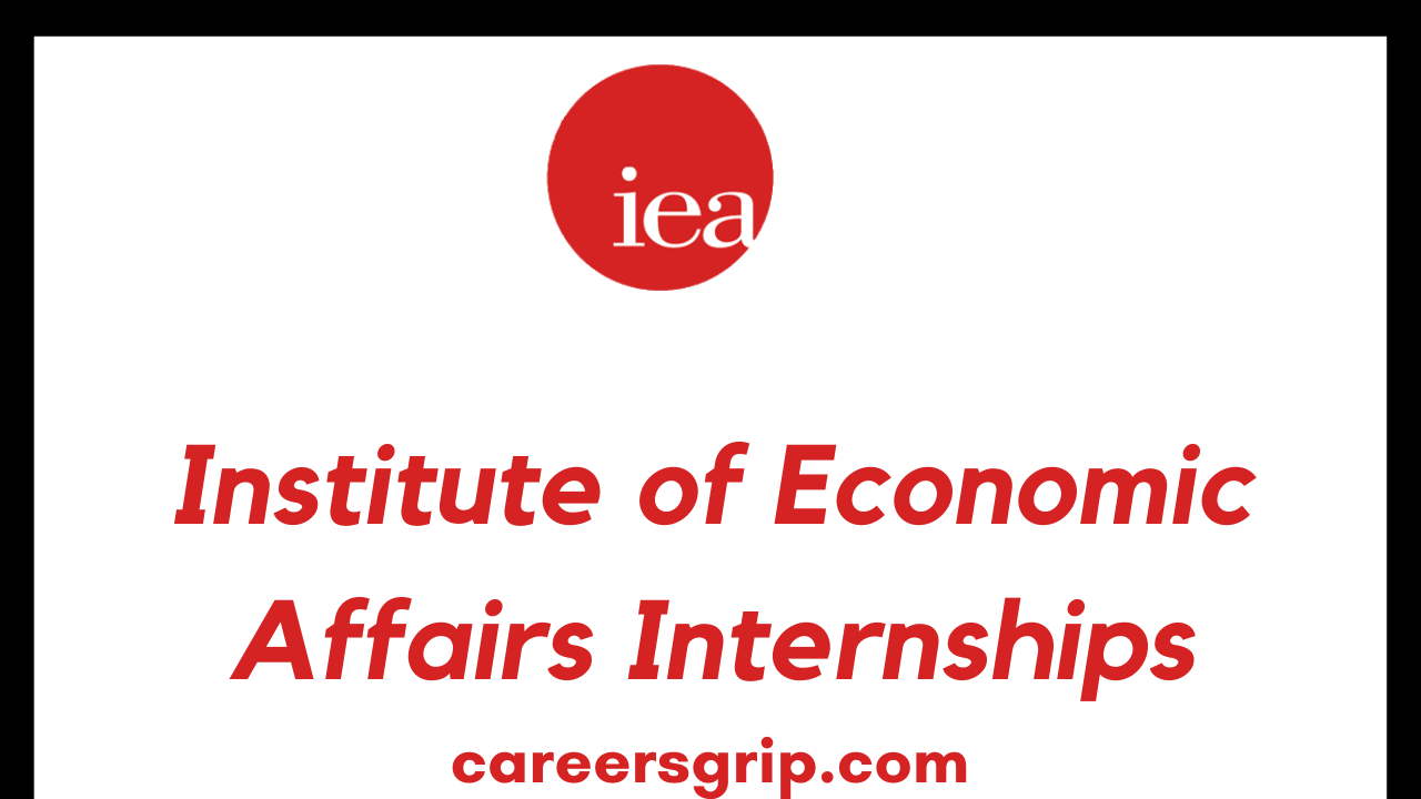 Institute of Economic Affairs Internship